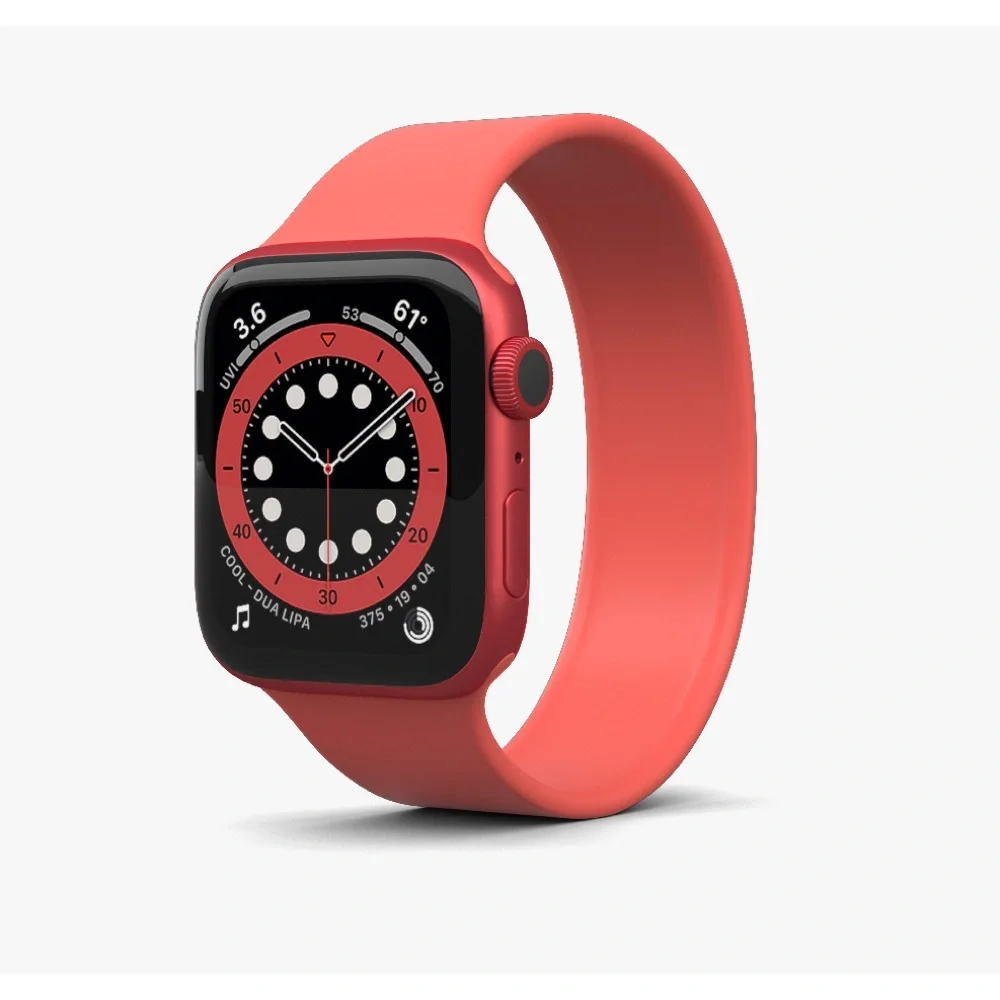 🍎APPLE WATCH- Series 6 GPS, 44 mm Red Aluminum with Blood Oxygen Feature